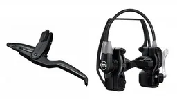 Magura HS11 noir, levier 3 doigts, capot noir, montage poignée à droite ou à gauche, durite de 2.000 mm — vélo électrique