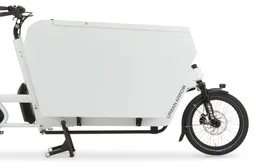 Urban Arrow Aluminium Box XL (Yale Lock) Blanc/Noir — vélo électrique