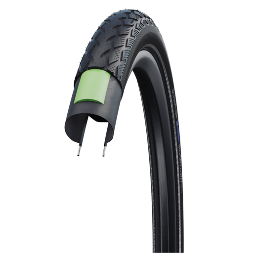[Ecox055698] Schwalbe Pneu Marathon HS420 28x1.00&quot; 25-622 noir TwinSkin Refl.GG EC