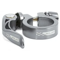 XLC PC-L04 COLLIER POUR TIGE DE SELLE ALUMINIUM FERMETURE RAPIDE 34.9 mm TITANE — vélo électrique