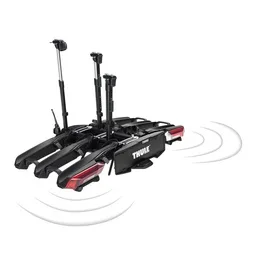 Thule Epos ParkSecure – porte-vélos d'attelage pliable 3 vélos avec capteurs de stationnement — vélo électrique