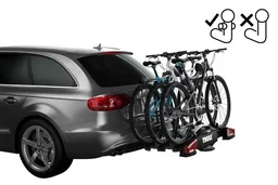 Thule VeloCompact F – porte-vélos d'attelage plateforme 3 vélos 13 broches — vélo électrique